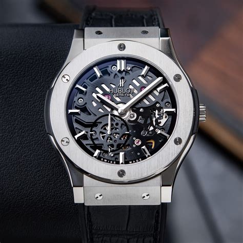 hublot classic fusion ultra-thin skeleton titanium 45 mm|Introducing: The Hublot Classic Fusion Original Limited.